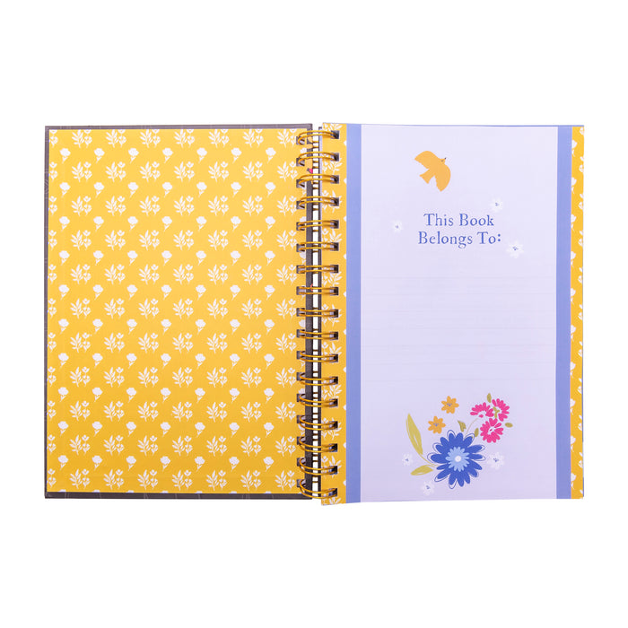 Journal God Is Good Floral Wirebound (08/25)