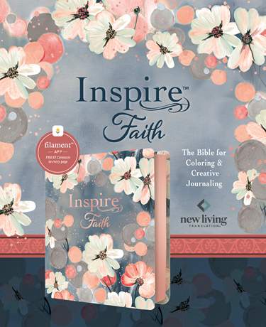 NLT Inspire Faith Bible Filament Garden Watercolo I/L