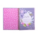 Journal It Is Well with My Soul Purple Wirebound (08/25)