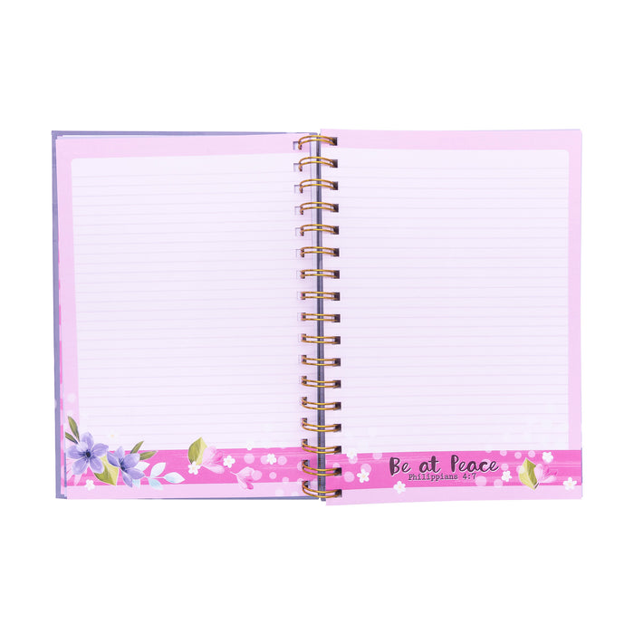 Journal It Is Well with My Soul Purple Wirebound (08/25)
