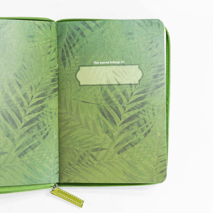 Journal You Are My Refuge Freen Palm Zip (08/25)