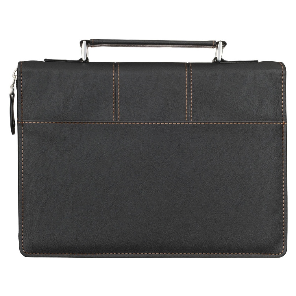 Bible Case Large Be Strong Eph. 6:10 Black 