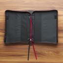 Bible Case Large Faith Matt 17:20 Burnt Chestnut Brown 