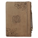 Bible Case Large For I Know The Thoughts Pink Floral