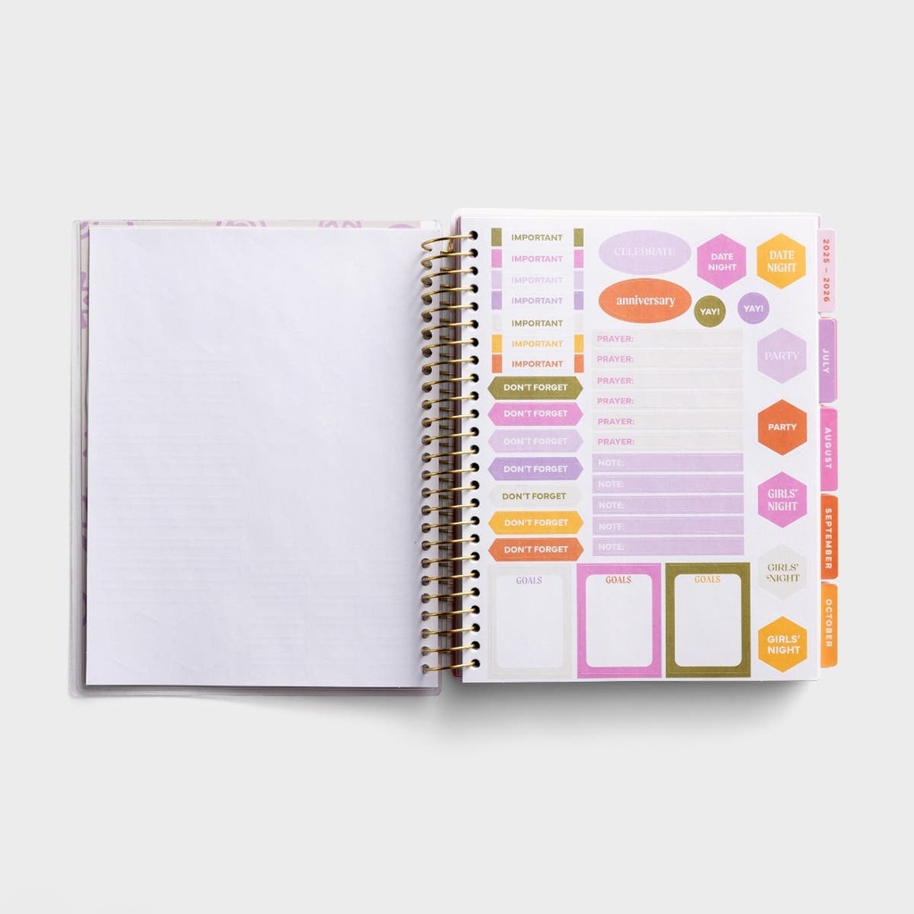2026 18 Month Agenda Planner He Is For You (04/25)
