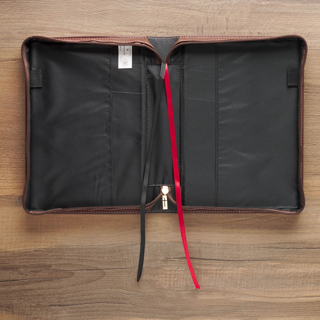 Bible Case Large I Know The Plans Pink and Brown