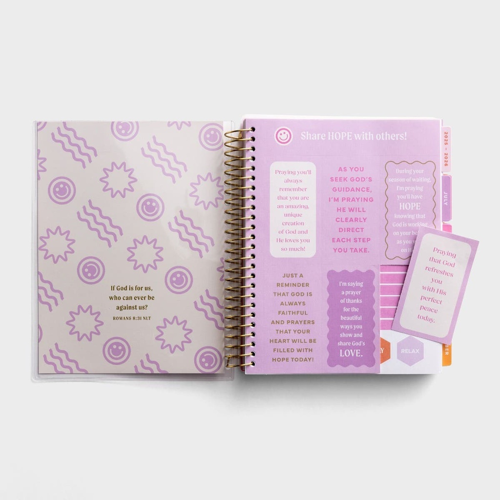 2026 18 Month Agenda Planner He Is For You (04/25)