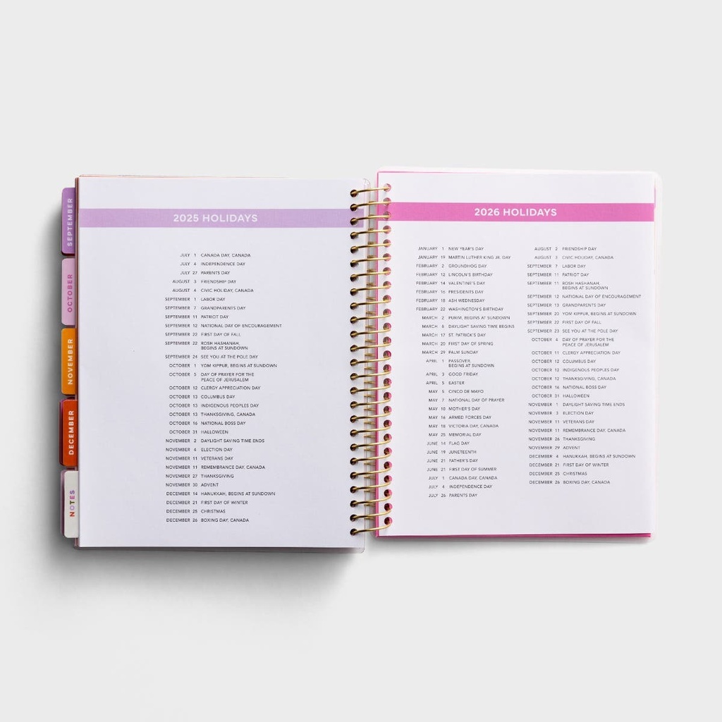 2026 18 Month Agenda Planner He Is For You (04/25)