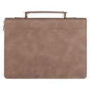 Bible Case Medium I Am With You Always Tan and Brown 