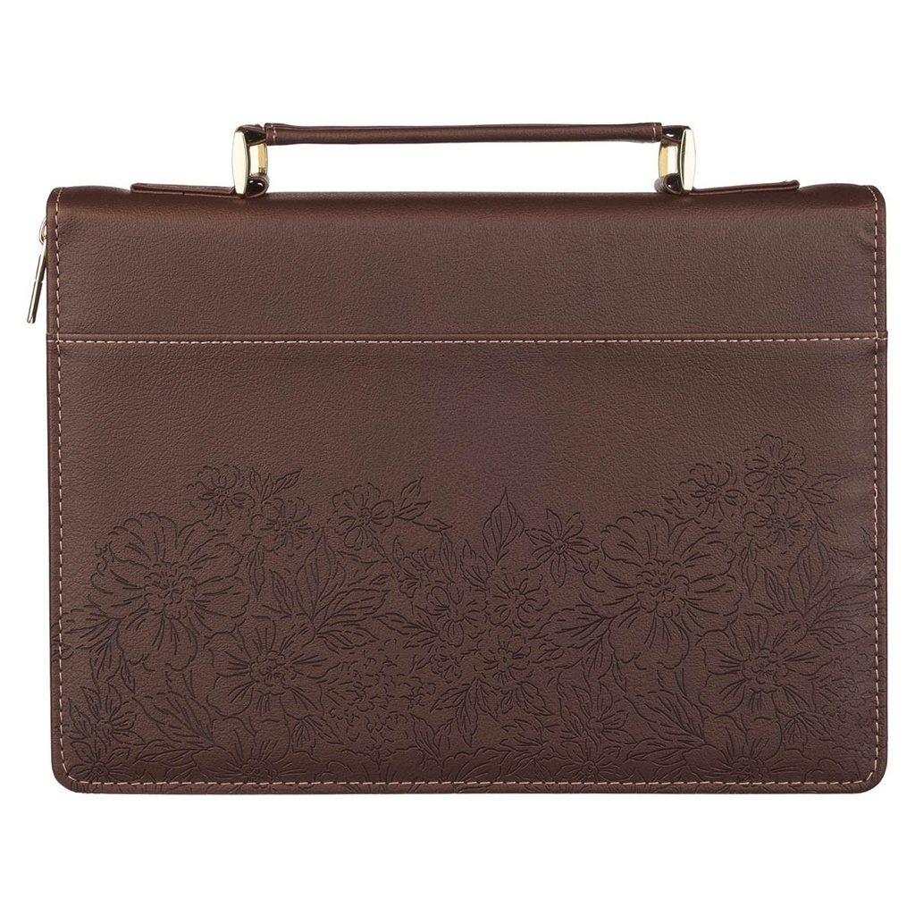 Bible Case Medium I Know The Plans Pink and Brown
