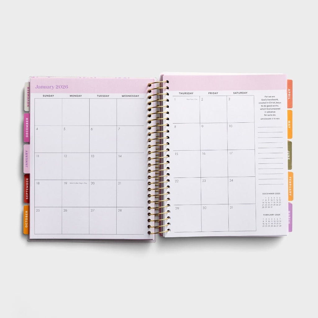 2026 18 Month Agenda Planner He Is For You (04/25)