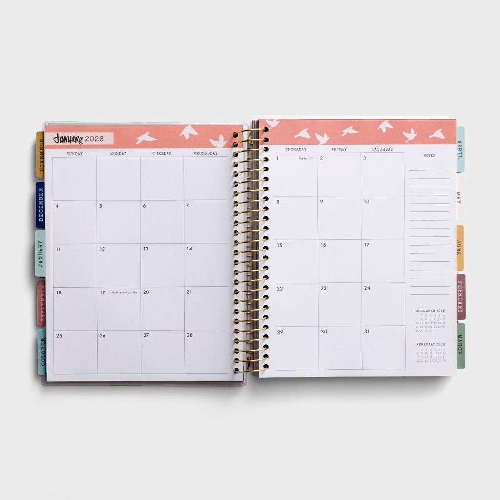 2026 18 Month Agenda Planner His Glory Fills (04/25)