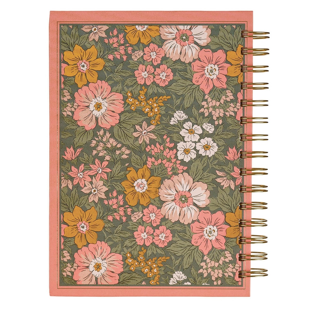 Journal Spiral Pink Floral I Know The Plans Jer. 29:11