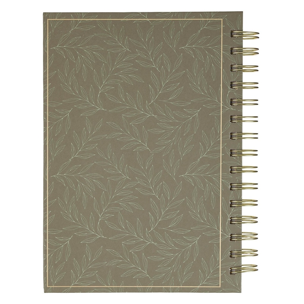 Journal Spiral I Am With You Always Green