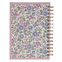 Journal Spiral Purple Floral Be Still and Know Ps. 46:10
