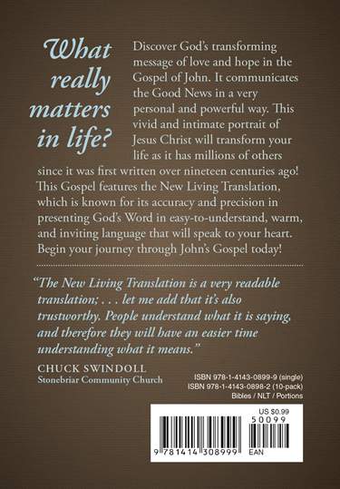 NLT Gospel of John (10 Pack)