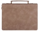 Bible Case Large I Am With You Always Tan and Brown