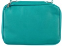 Bible Case Large Organiser Two-Fold Turquoise Faux Leather
