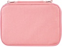Bible Case Large Organiser Two-Fold Pink Faux Leather 