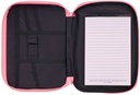 Bible Case Large Organiser Two-Fold Pink Faux Leather 