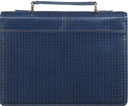Bible Case Medium The Plans Modern Blue Grid
