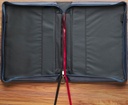 Bible Case Medium The Plans Modern Blue Grid