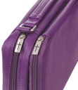 Bible Case Med Organiser Two-Fold Purple Faux Leather 