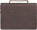 Bible Case XL Crown of Thorns Brown Faux Leather 