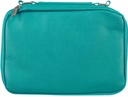 Bible Case XL Organiser Two-Fold Turquoise Faux Leather 