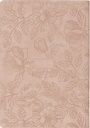 Journal Everything Beautiful Blush Floral Zip Faux Leather 