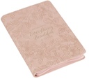 Journal Everything Beautiful Blush Floral Zip Faux Leather 