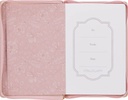 Journal Everything Beautiful Blush Floral Zip Faux Leather 