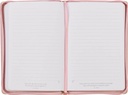 Journal Everything Beautiful Blush Floral Zip Faux Leather 
