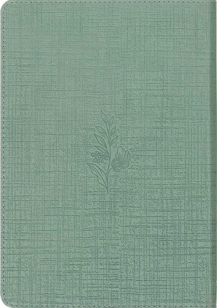 Journal Faith Teal Floral Faux Leather Classic