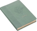 Journal Faith Teal Floral Faux Leather Classic