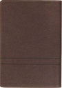 Journal Faith Chestnut Brown Faux Leather Classic