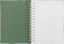 Journal He Restores My Soul Green Garden Wirebound