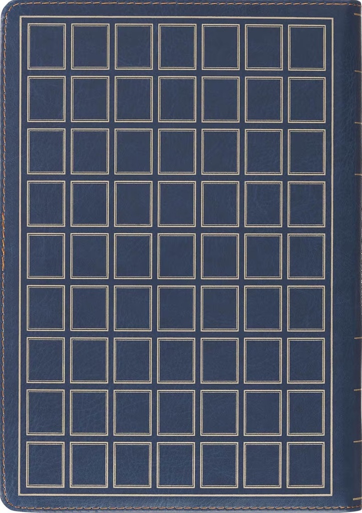 Journal The Plans Modern Blue Grid Classic Zip