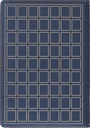 Journal The Plans Modern Blue Grid Classic Zip