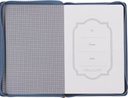 Journal The Plans Modern Blue Grid Classic Zip