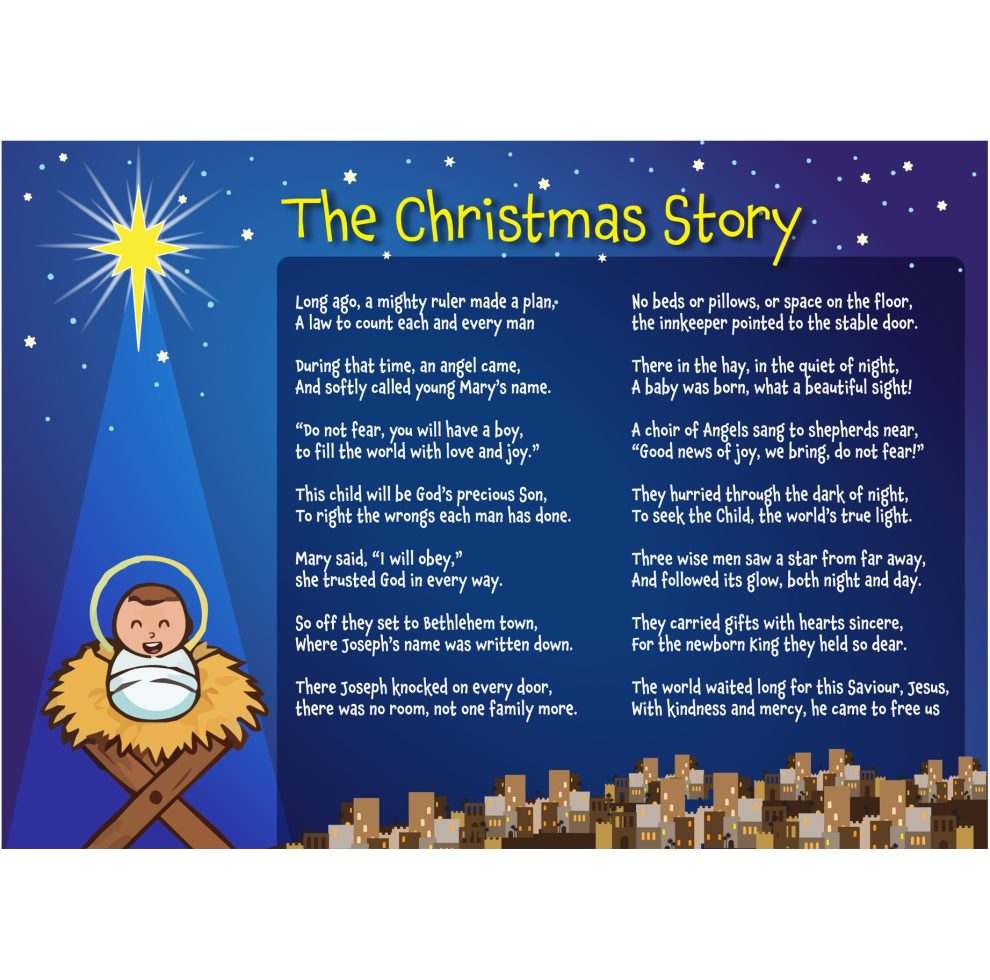 Nativity Story Advent Sticker Sheet