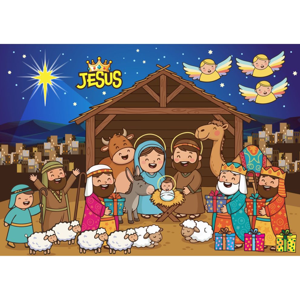 Nativity Story Advent Sticker Sheet