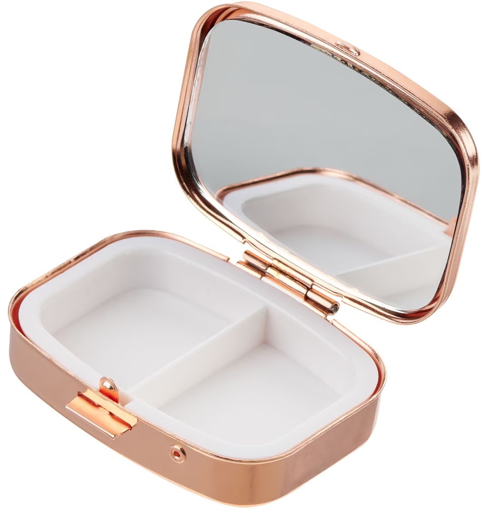 Pill Case Every Good and Perfect Gift Rose Gold