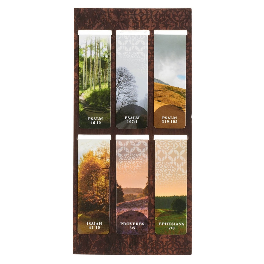 Magnetic Bookmark Set Scenic Nature Led By His Light