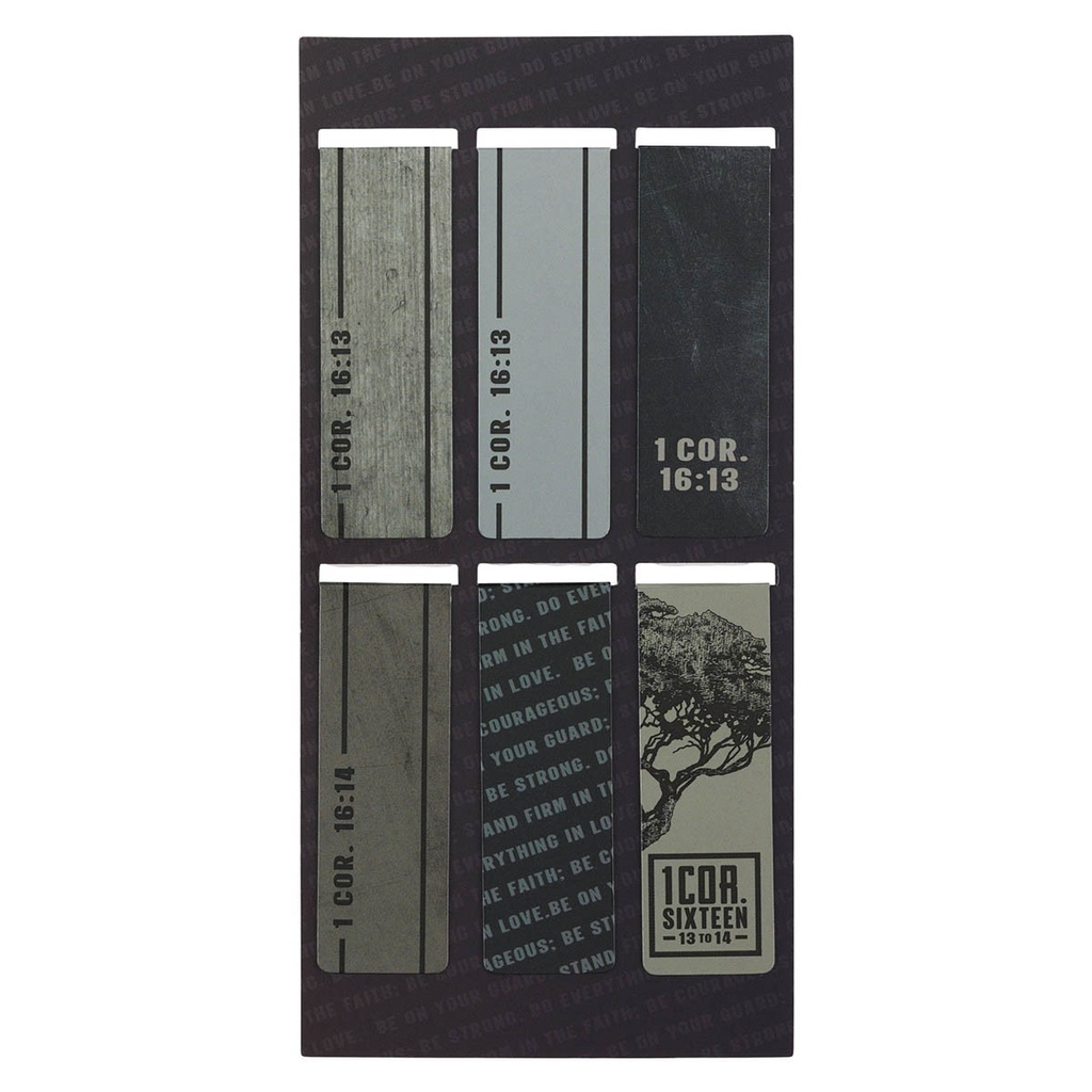 Magnetic Bookmark Set Stand Firm Neutral-tone