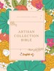 NIV Artisan Collection Bible Cloth over Board Multi-Color/Floral Red Letter Comfort Print  (02/26)