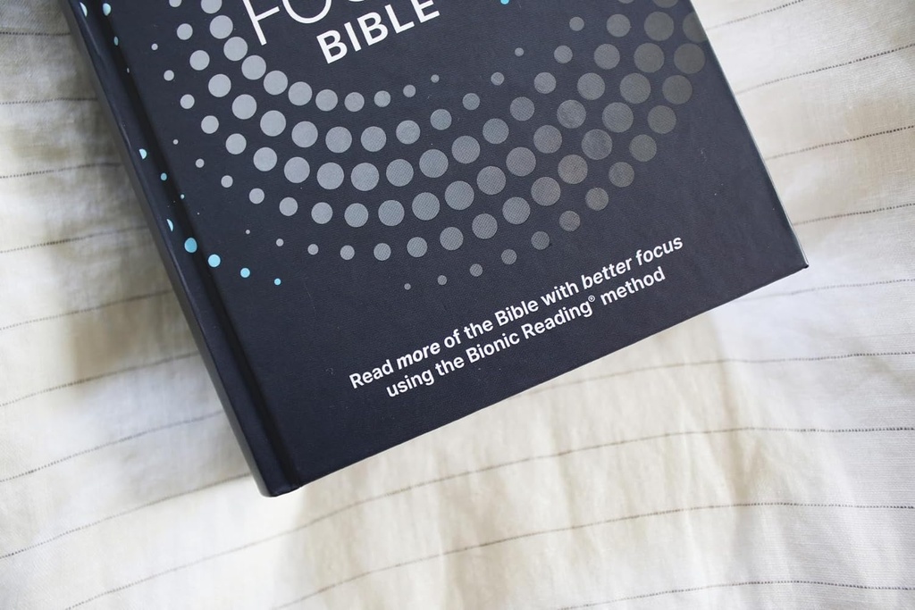 NIrV Clear Focus Bible Hardcover Charcoal/Blue (08/25)