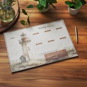 Weekly Planner Undated Lighthouse I Will Carry You (01/25)