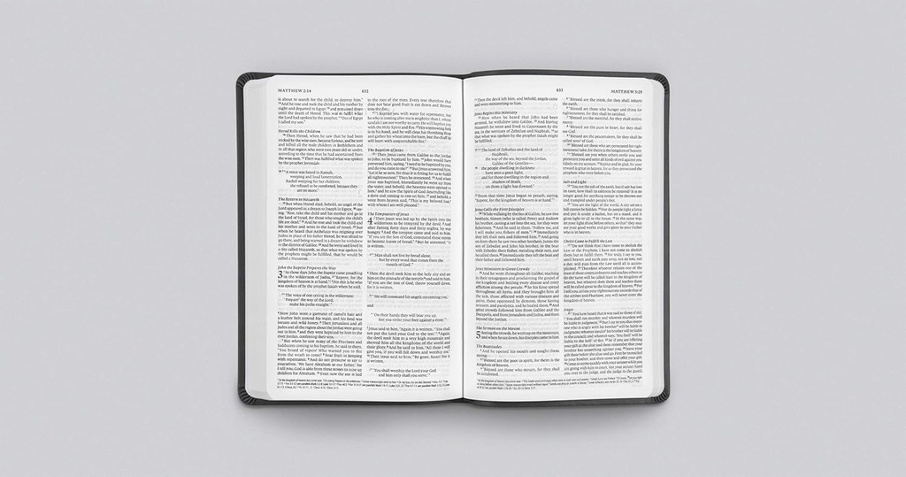 ESV Value Thinline Bible Charcoal Cross