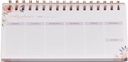 Undated Weekly Calendar Love Is Patient Coral Floral